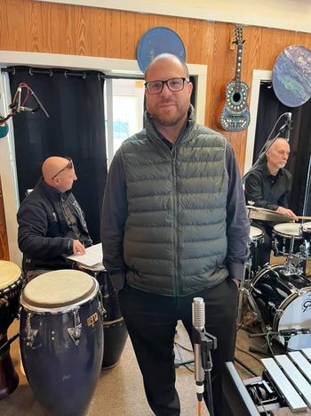 Jazz Vibes "In Studio" Concert at NRS Studios -4 of 6 L to R Me, Dave Gleason, Pete Sweeney
