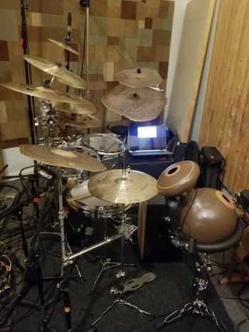 My setup for Side Show Gypsy's LIVE Recording Sessions 2 of 6
