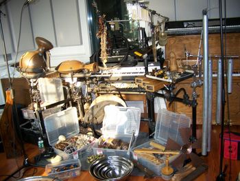In the studio with and for an amazingly talented and profoundly creative saxophonist Joe Giardullo - this is my world 5 of 9
