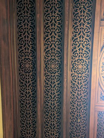 Heard at Mohonk Mountain House 18 of 48 Ceiling Detail in Parlor
