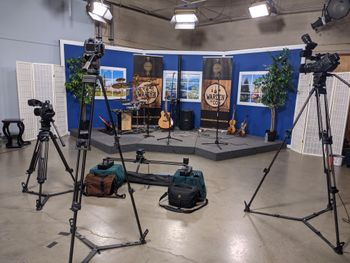On Set at PBS Station in Clayton, NY with Warden & Co. 2 of 2
