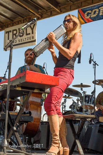 Photo 3 of 8 Heard at the 2021 Albany Jazz Festival Elizabeth Woodbury-Kasius; Melodica

