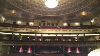 Kodak Hall at Eastman Theatre Eastman School of Music 1 View of Kodak Hall Balcony's from Stage
