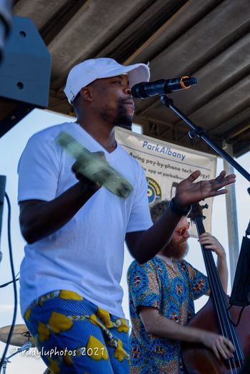 Photo 5 of 8 Heard at the 2021 Albany Jazz Festival Falsino Nelson; Percussion / Vocal
