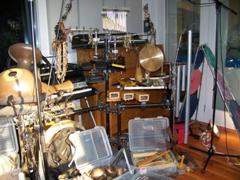 In the studio with and for an amazingly talented and profoundly creative saxophonist Joe Giardullo - this is my world 1 of 9
