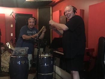 Recording session with Johnny Steven's at Carl Mateo's Studio
