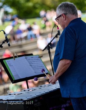 Photo 5 of 9 Michael Benedict & JazzVIBES at 2021 Albany Jazz Festival: Michael Benedict - Vibes
