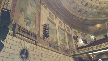 Kodak Hall at Eastman Theatre Eastman School of Music 4 View of Kodak Halls House Right Painted Wall Murals
