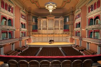 Troy Savings Bank Music Hall View from the House Am very honored to have performed on this stage with Ellen Sinopoli Dance Company, The McKrells, Maria Zemantauski, Planet Light, Eileen Ivers, and every year for 16 years with Chris Shaw & Bridget Ball celebrating the holidays with their annual concert.
