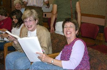 Noelle and Sarah laughing
