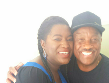 Bukky Agboola in Washington DC. Remembering Queen Aretha Franklin with the legendary Donnie Simpson.
