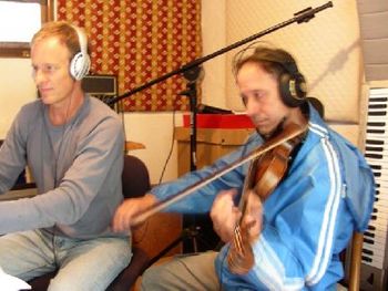 Stefano & Filippo recording in Italy
