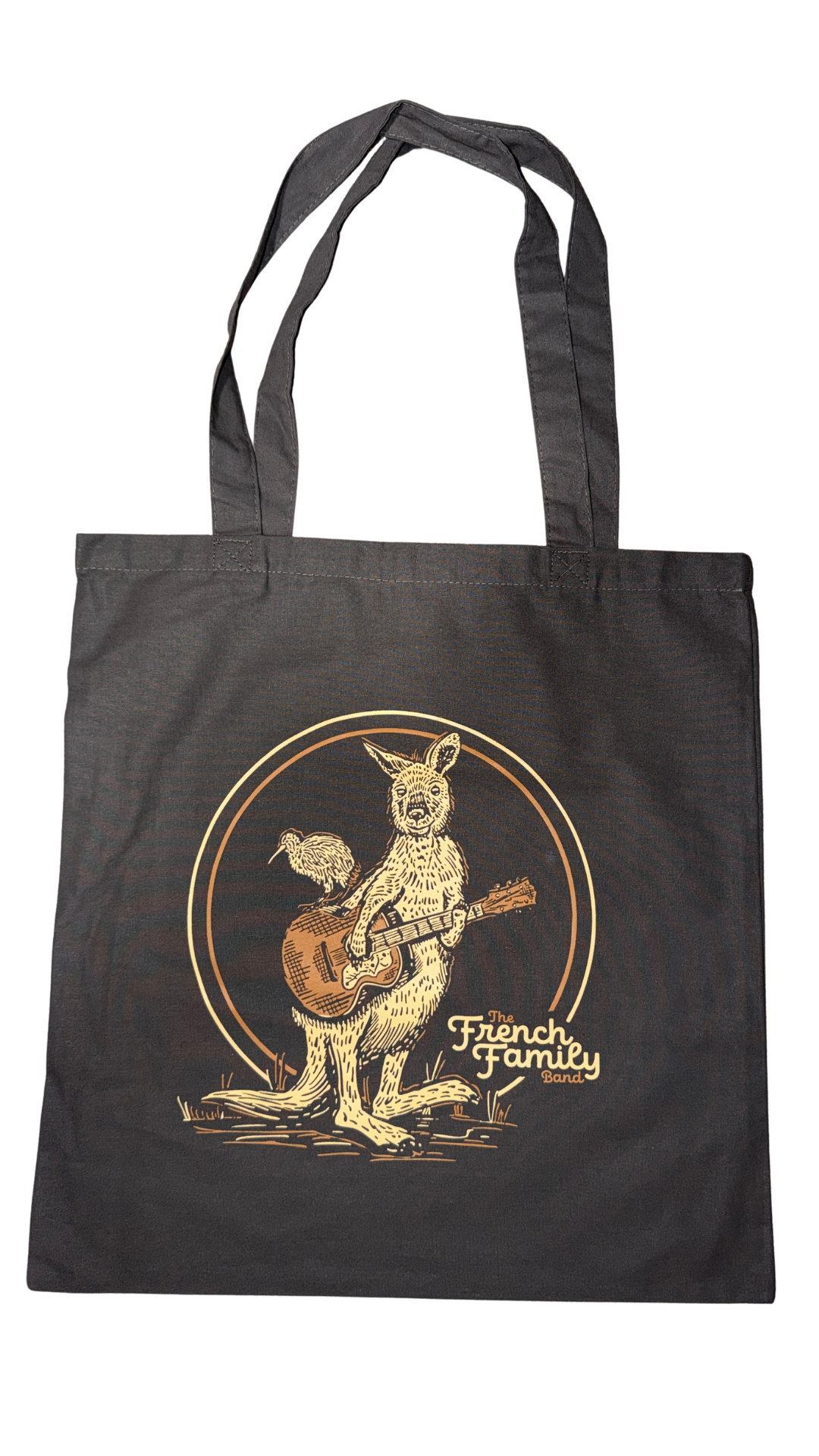 FFB 130gsm Charcoal Printed Cotton Tote Bag 