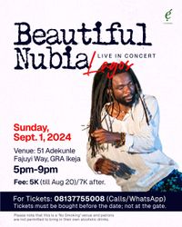 Beautiful Nubia Live in Lagos!