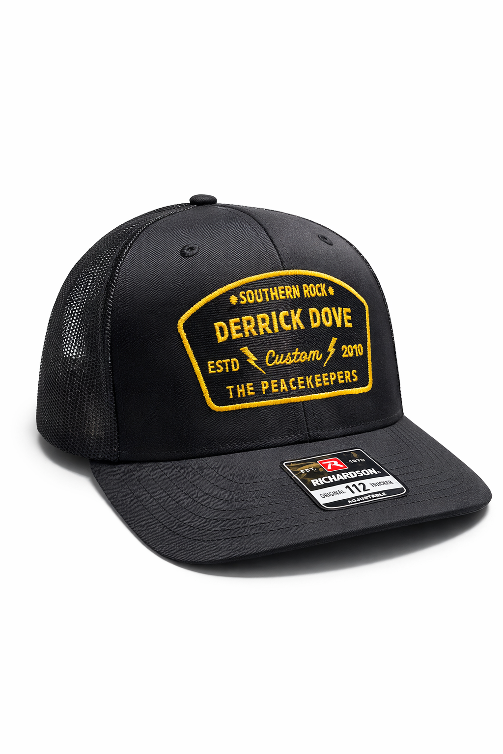 Black/Black Custom Trucker hat
