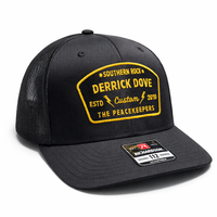 Black/Black Custom Trucker hat