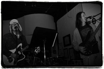 The Ism's 1st show: Star Gallery 12/17/11. Jesse Bridges (guitar), Nathan Yates (drums)
