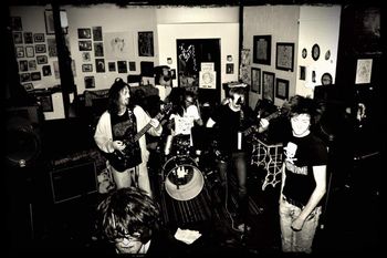 The Ism's 1st show: Star Gallery 12/17/11. Jesse Bridges (drums), Nathan Yates (bass)
