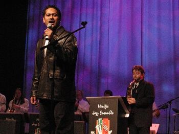 Directing the music for movie and stage star Jay Lagai'aia
