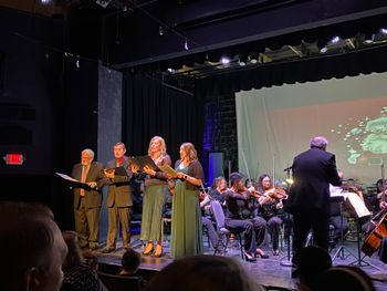 Night two: Another sold-out performance of the Annual Wassail Concert at the Chagrin Valley Little Theatre
