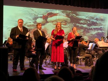 Singing "The Man with the Bag" with the Chagrin Falls Studio Orchestra
