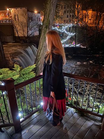 Tara taking in the beautiful views post-concert
