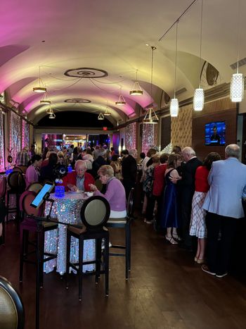 Such a fun VIP party at the Dancing Wheels Gala at BIN 216 in Cleveland's Playhouse Square
