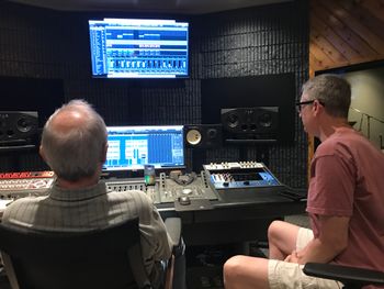 Pete & Allan hard at work, producing their latest masterpiece
