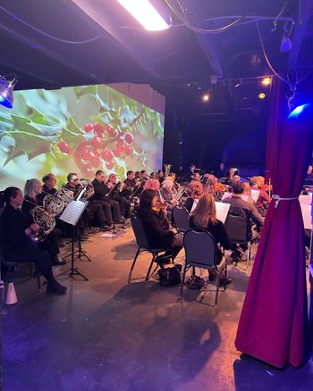 View from the wings - Chagrin Falls Studio Orchestra at Chagrin Valley Little Theatre
