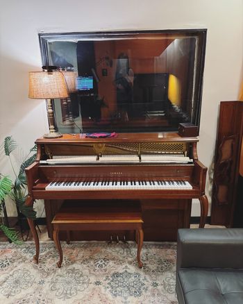 Beautiful recording booth at this studio!
