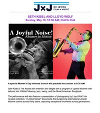 Klezmer Brunch with Seth Kibel & The Kleztet (& Lloyd Wolf, photographer)
