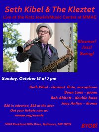 Concert with Seth Kibel & The Kleztet