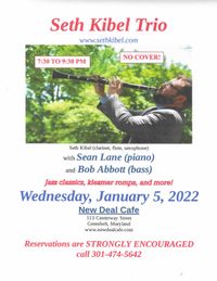 CANCELED!!  Seth Kibel Trio