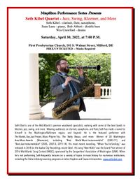 Seth Kibel Quartet -- Mispillion Performance Series