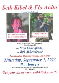 Seth Kibel Trio, ft. Flo Anito
