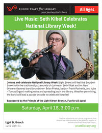 Free concert with Seth Kibel NOLA Quartet