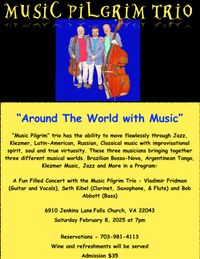 House concert with Music Pilgrim Trio