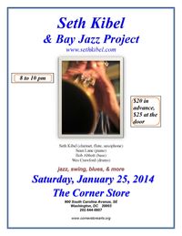 Concert with Seth Kibel & Bay Jazz Project