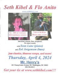 Seth Kibel Trio, ft. Flo Anito