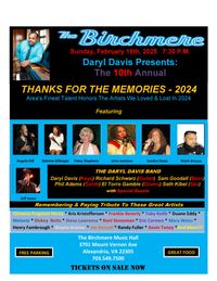 Daryl Davis Presents: Thanks For The Memories, 2024