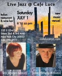 John Menegon Teri Roiger Duo