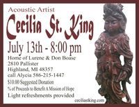Benefit House Concert for Mission of Hope