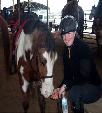 Danica and Huck, team penning
