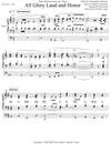 ALL GLORY LAUD AND HONOR (HYMN HARMONIZATION)