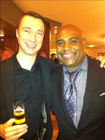 With Terrell Stafford
