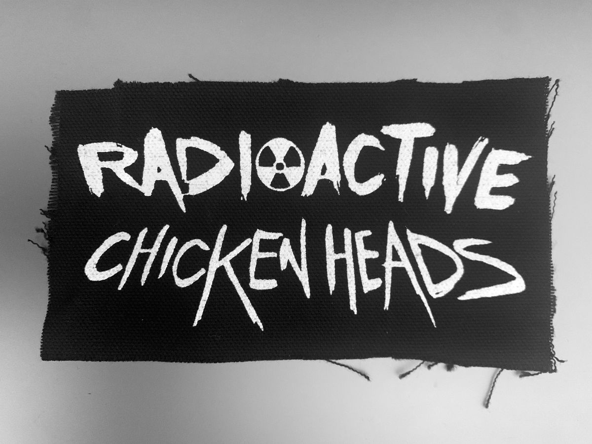 Radioactive Chicken Heads Canvas Patch