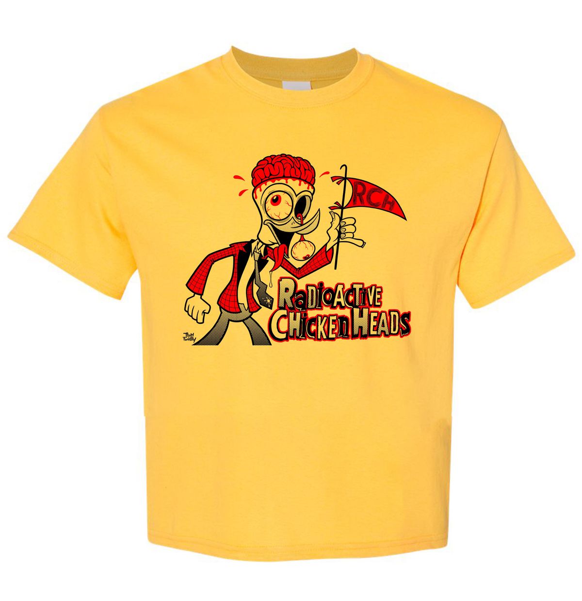 Bird Brain Yellow Shirt