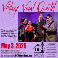 Vintage Vocal Quartet @ PCA