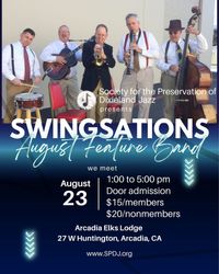 The Swingsations at the SPDJ (featured band)