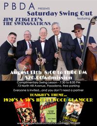 The Swingsations at PBDA - Saturday Swing Out